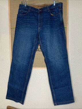 Duluth Trading Co Dark Blue Straight Jeans